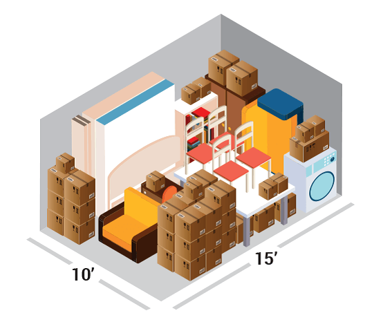 115 square feet unit