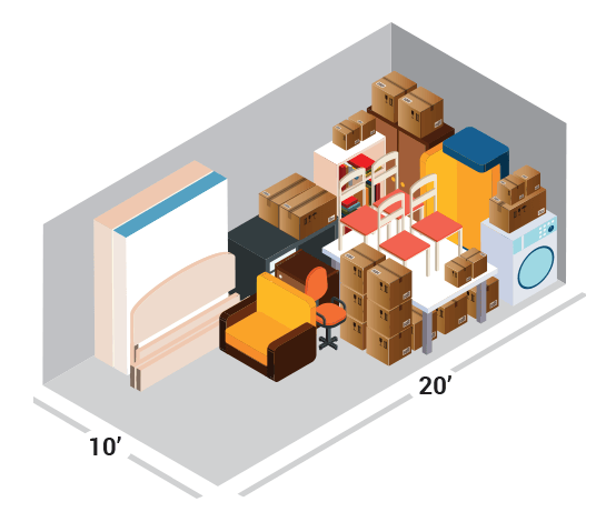 120 square feet unit