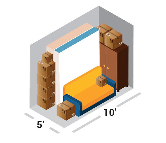 50 square feet unit