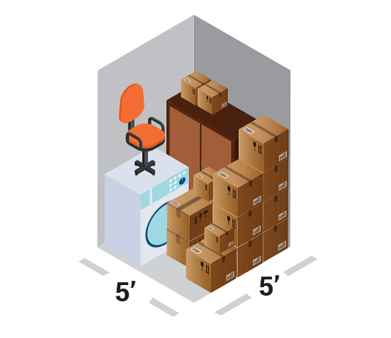 25 square feet unit